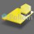Сотовый поликарбонат Полидин 10 мм желтый Platino 2,10*12,0 